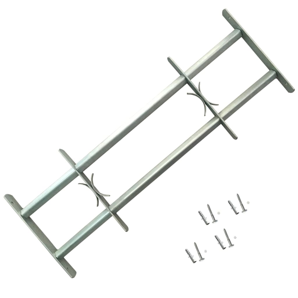 vidaXL Kraty bezpieczeństwa na okno z regulacją, 2 szt., 1000-1500 mm