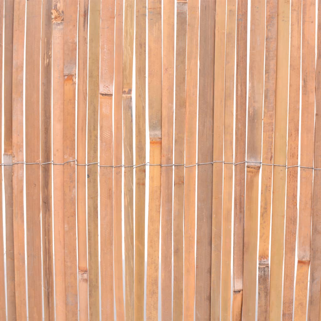 vidaXL Panele ogrodzeniowe z bambusa, 2 szt., 100x400 cm