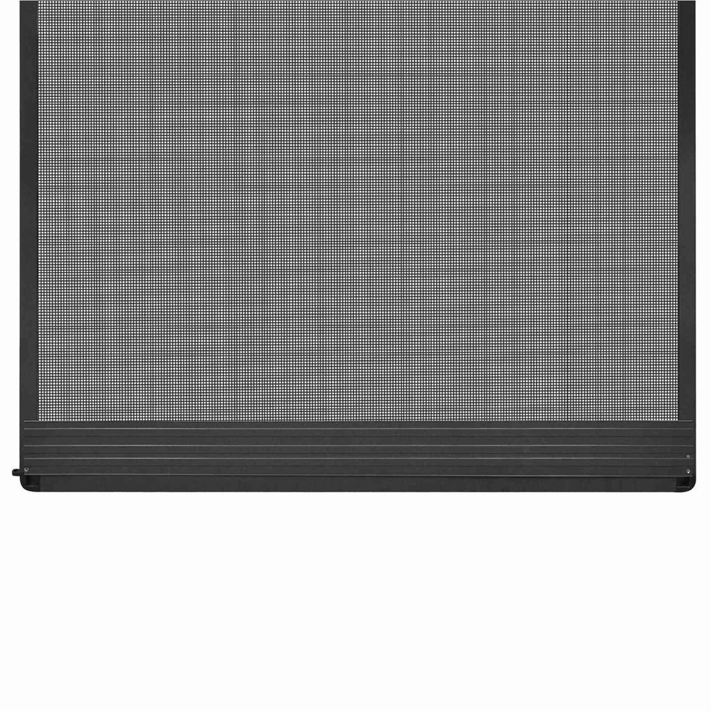 vidaXL Screen na owady z zawiasami Antracytowy i czarny 120 x 240 cm