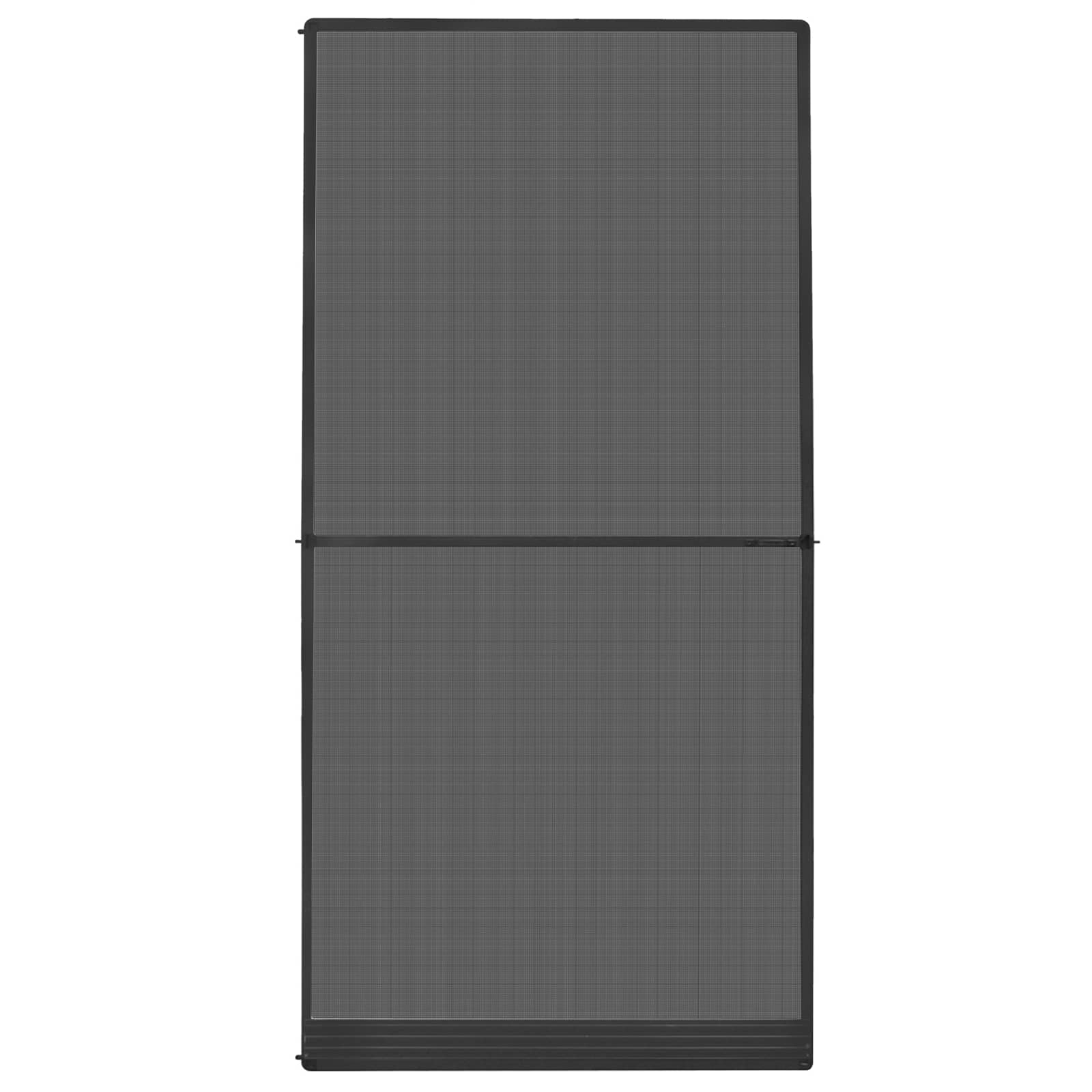 vidaXL Screen na owady z zawiasami Antracytowy i czarny 120 x 240 cm