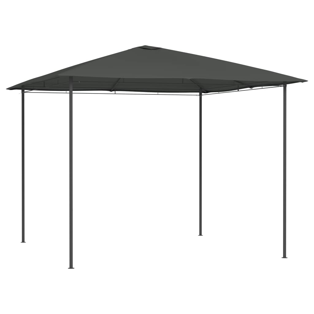 vidaXL Altana 3x3x2,6 m, antracytowa, 160 g/m²