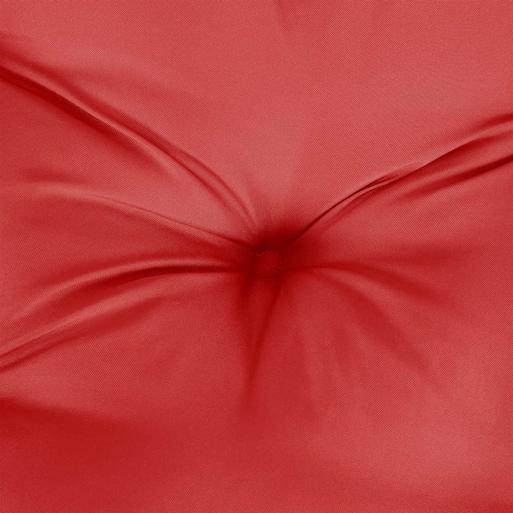 vidaXL Poduszka na ławkę ogrodową, czerwona, 200x(50+50)x7 cm