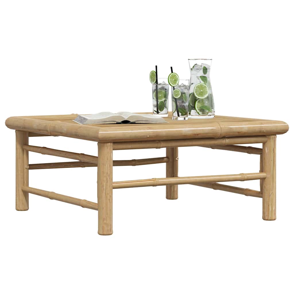 vidaXL Stolik ogrodowy, 65x65x30 cm, bambusowy