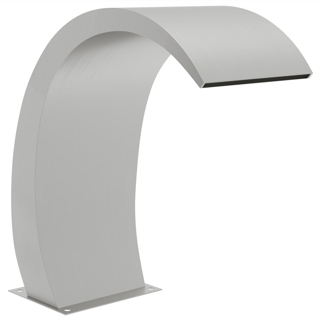vidaXL Fontanna basenowa z LED, 22x60x70 cm, stal nierdzewna 304
