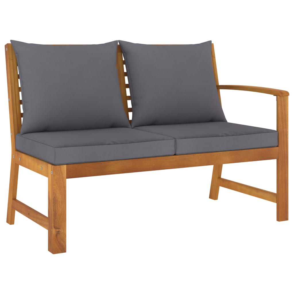 vidaXL 9-cz. zestaw wypoczynkowy do ogrodu, poduszki, drewno akacjowe
