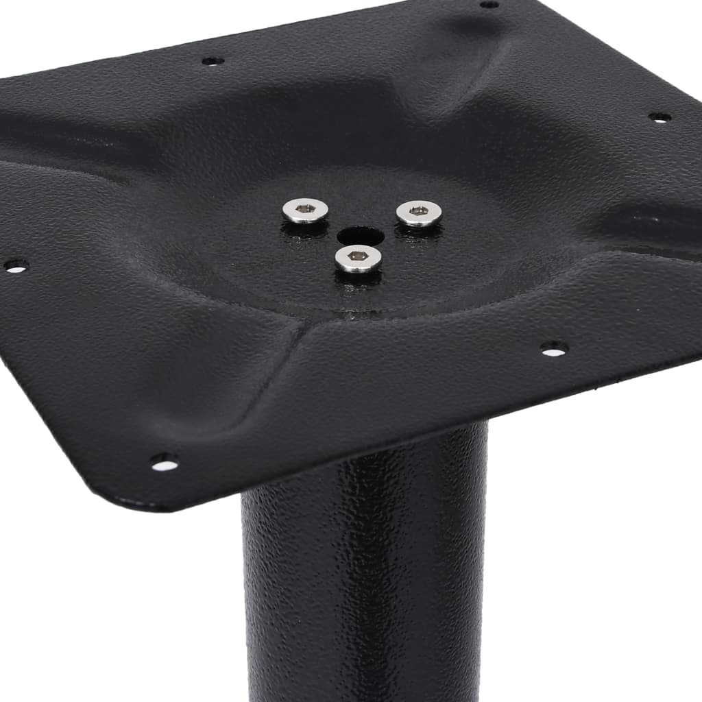 vidaXL Noga stołu bistro czarna Ø43x107 cm żeliwo