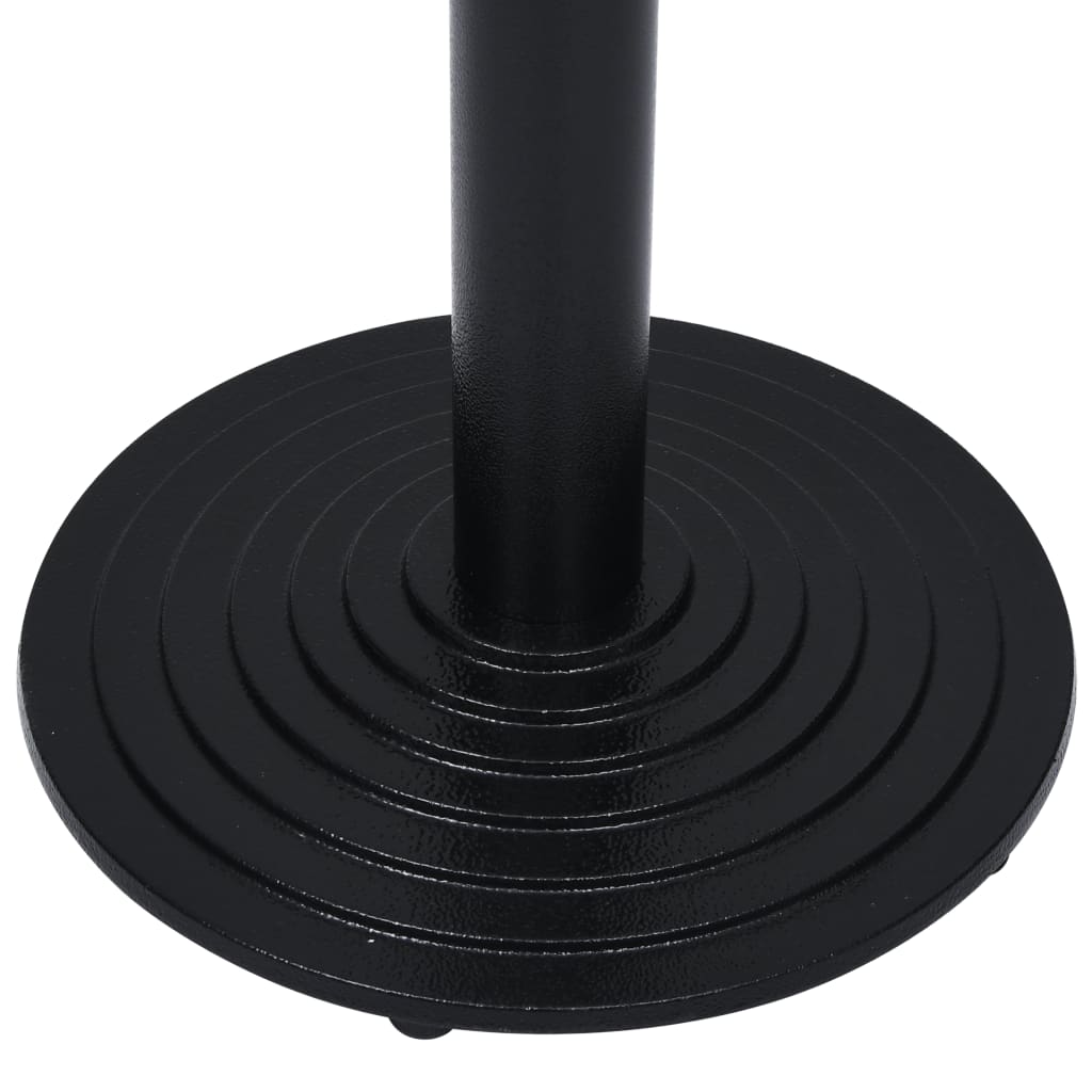 vidaXL Noga stołu bistro czarna Ø43x107 cm żeliwo