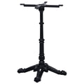 vidaXL Noga stołu bistro czarna 52x52x72 cm żeliwo
