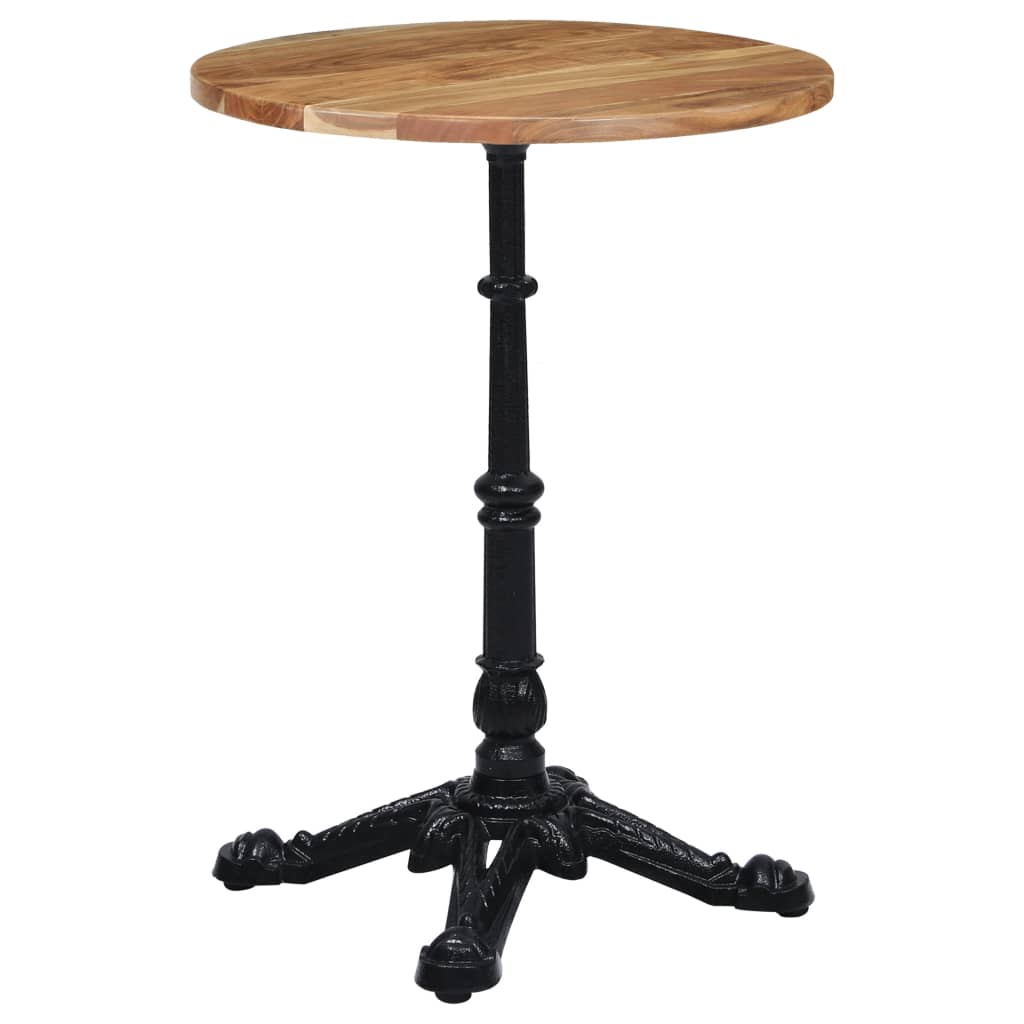 vidaXL Noga stołu bistro czarna 52x52x72 cm żeliwo