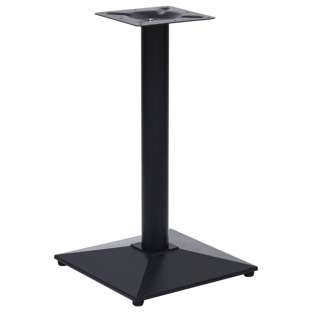 vidaXL Noga stołu bistro czarna 41x41x72 cm żeliwo