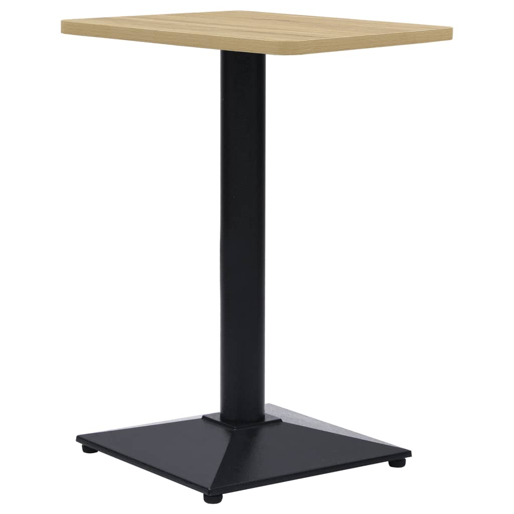 vidaXL Noga stołu bistro czarna 41x41x72 cm żeliwo