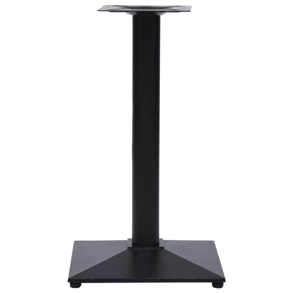 vidaXL Noga stołu bistro czarna 41x41x72 cm żeliwo