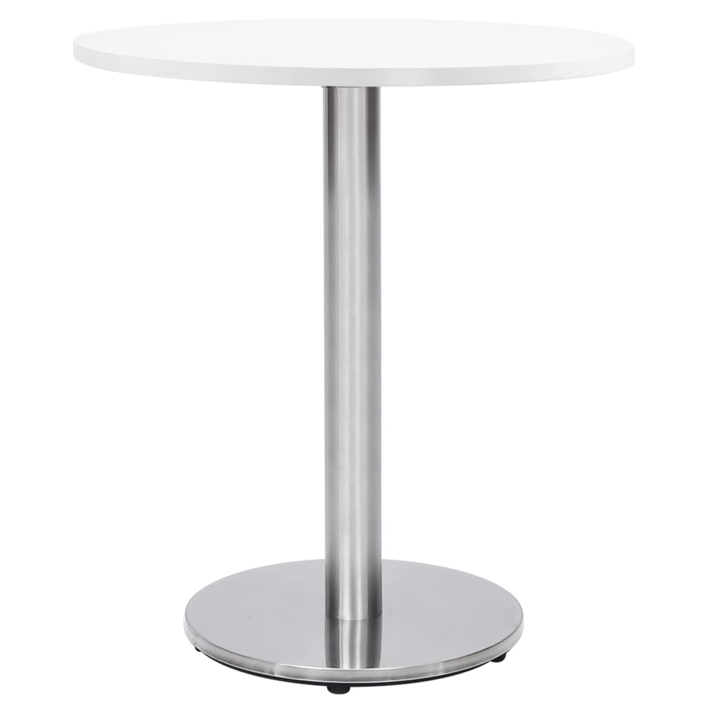 vidaXL Noga stołu bistro srebrna Ø45x72 cm stal nierdzewna