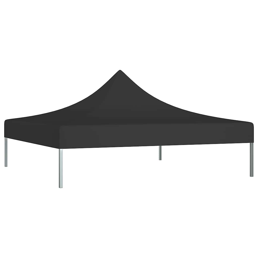 vidaXL Dach namiotu imprezowego, 3 x 3 m, czarny, 270 g/m²
