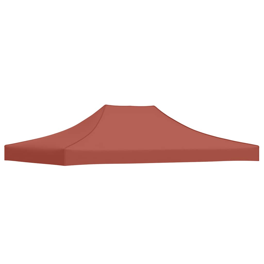 vidaXL Dach do namiotu imprezowego, 4,5 x 3 m, terakota, 270 g/m²