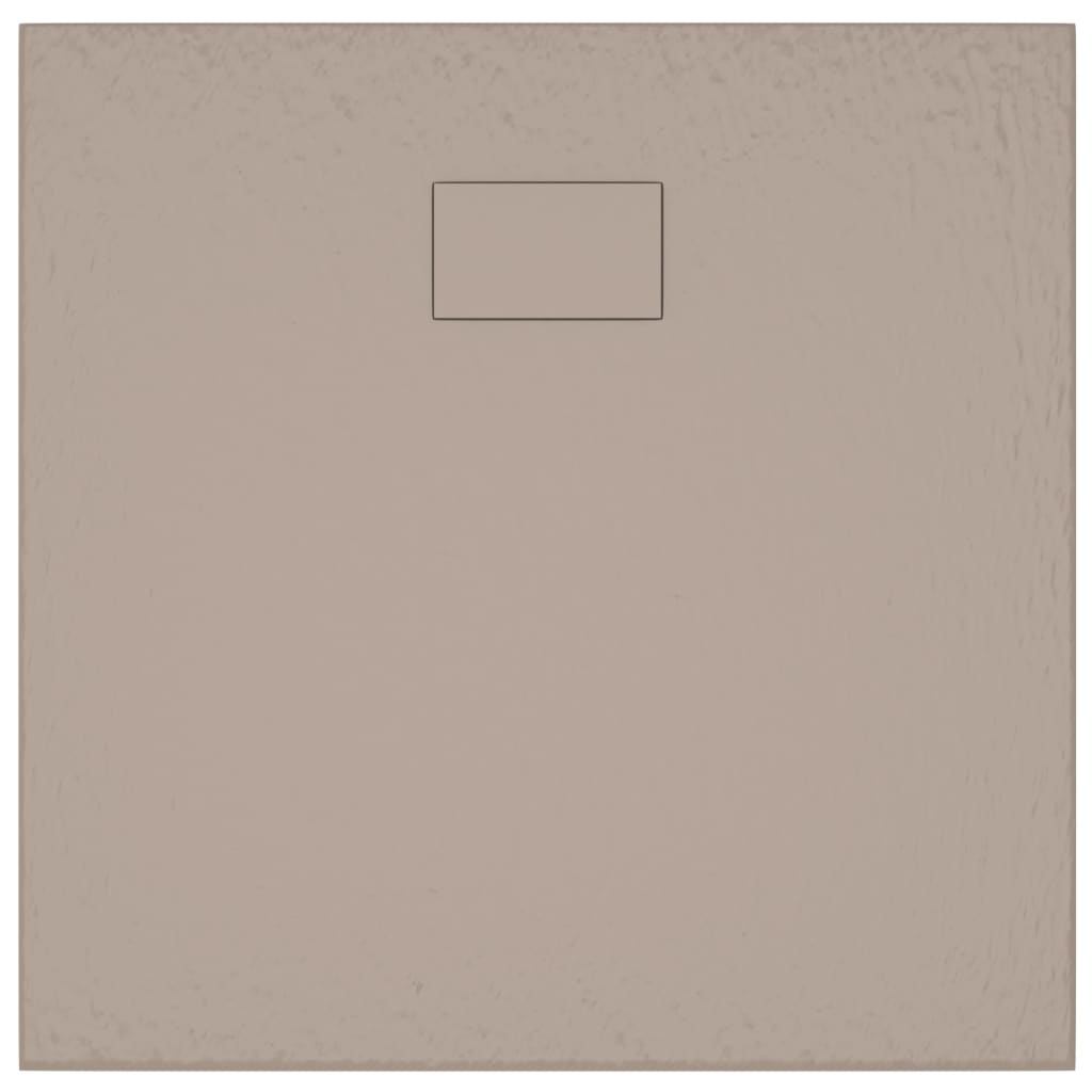 vidaXL Brodzik prysznicowy, SMC, brązowy, 90 x 80 cm