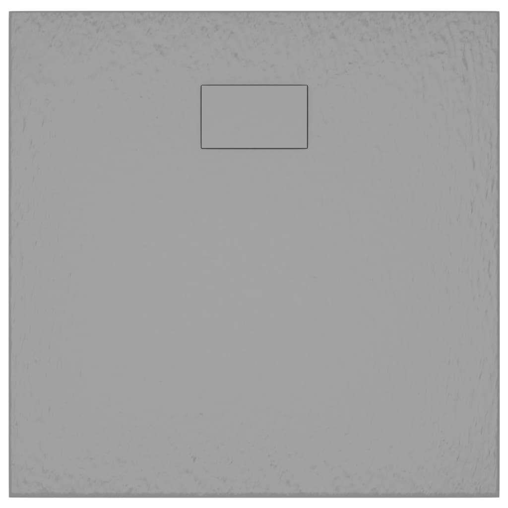 vidaXL Brodzik prysznicowy, SMC, szary, 90 x 80 cm