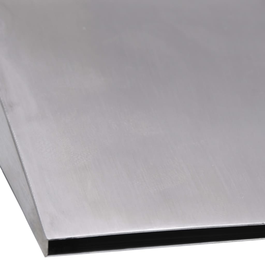 vidaXL Fontanna basenowa, srebrna, 45x26x13 cm, stal nierdzewna