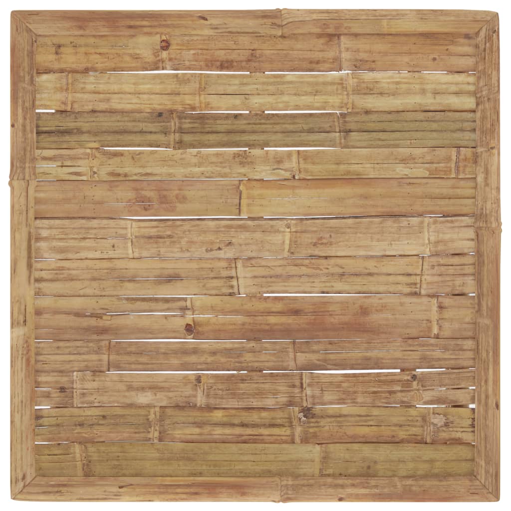vidaXL 6-cz. zestaw mebli do ogrodu, kremowe poduszki, bambus
