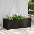 vidaXL Podwyższona donica, PP, antracytowa, 100x43x35 cm