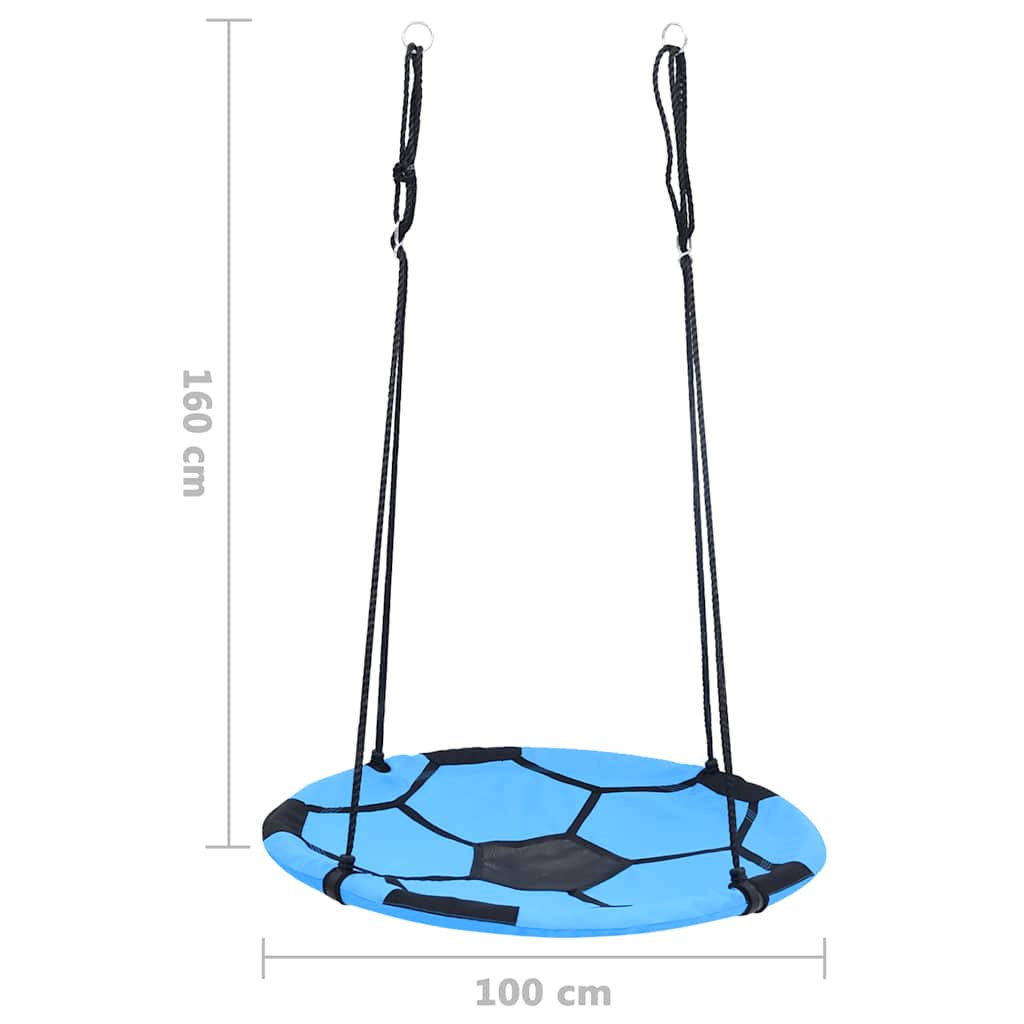 vidaXL Piłkarska huśtawka typu gniazdo, 100 cm