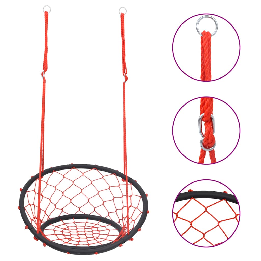 vidaXL Pleciona huśtawka, 60 cm