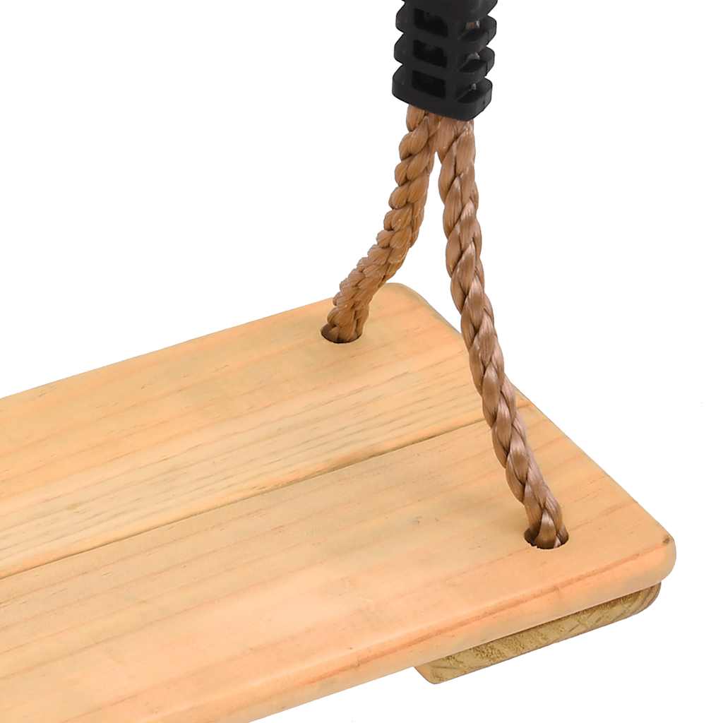vidaXL Huśtawka z deski, 200 cm, lite drewno sosnowe
