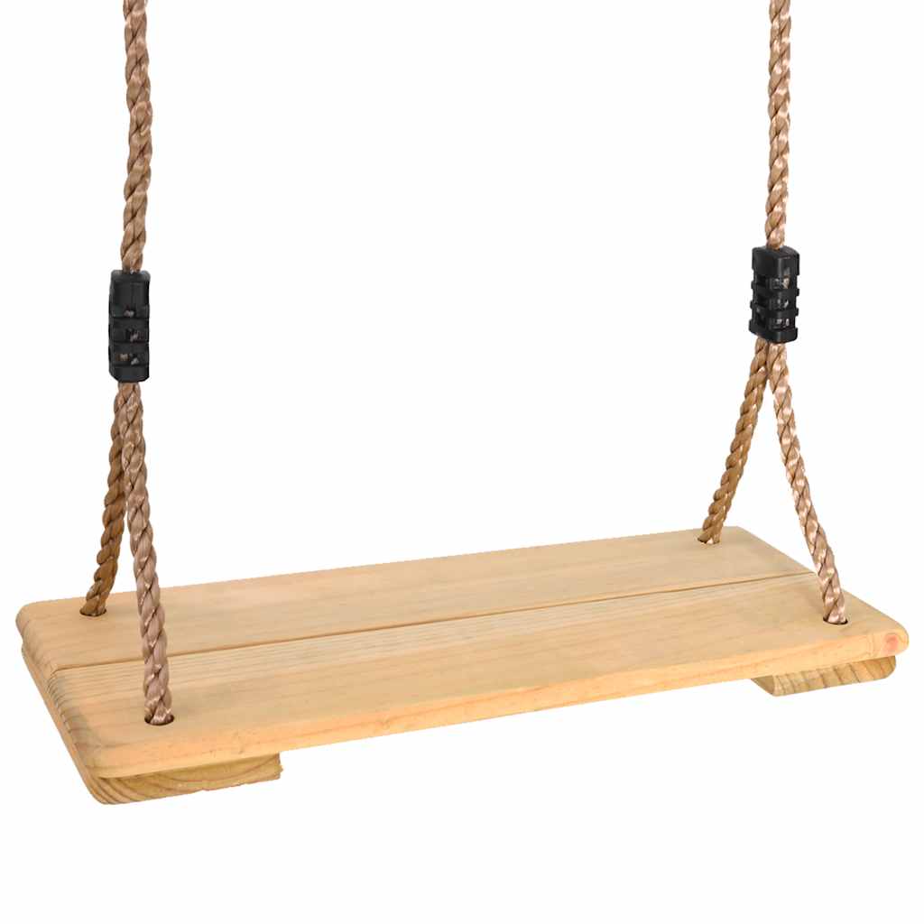 vidaXL Huśtawka z deski, 200 cm, lite drewno sosnowe
