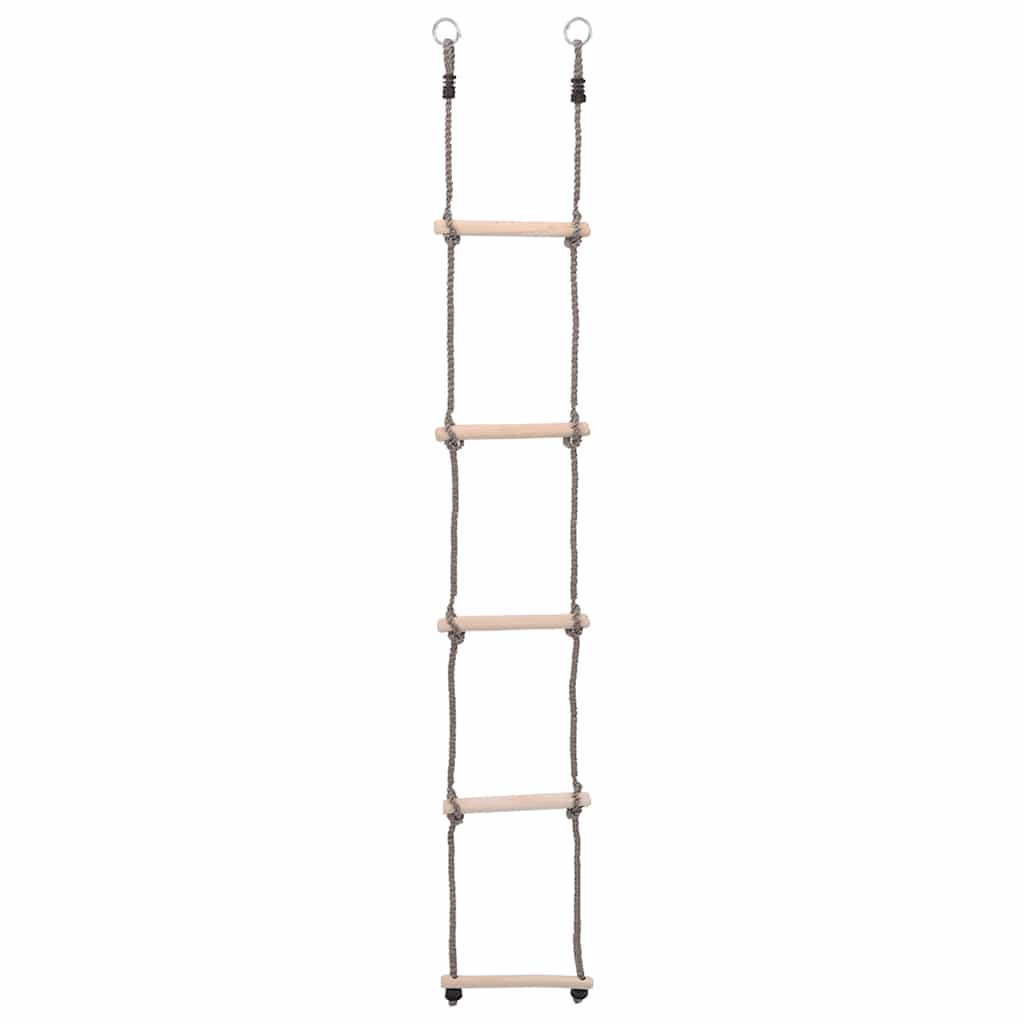 vidaXL Drabinka 5-stopniowa, 210 cm, lite drewno sosnowe