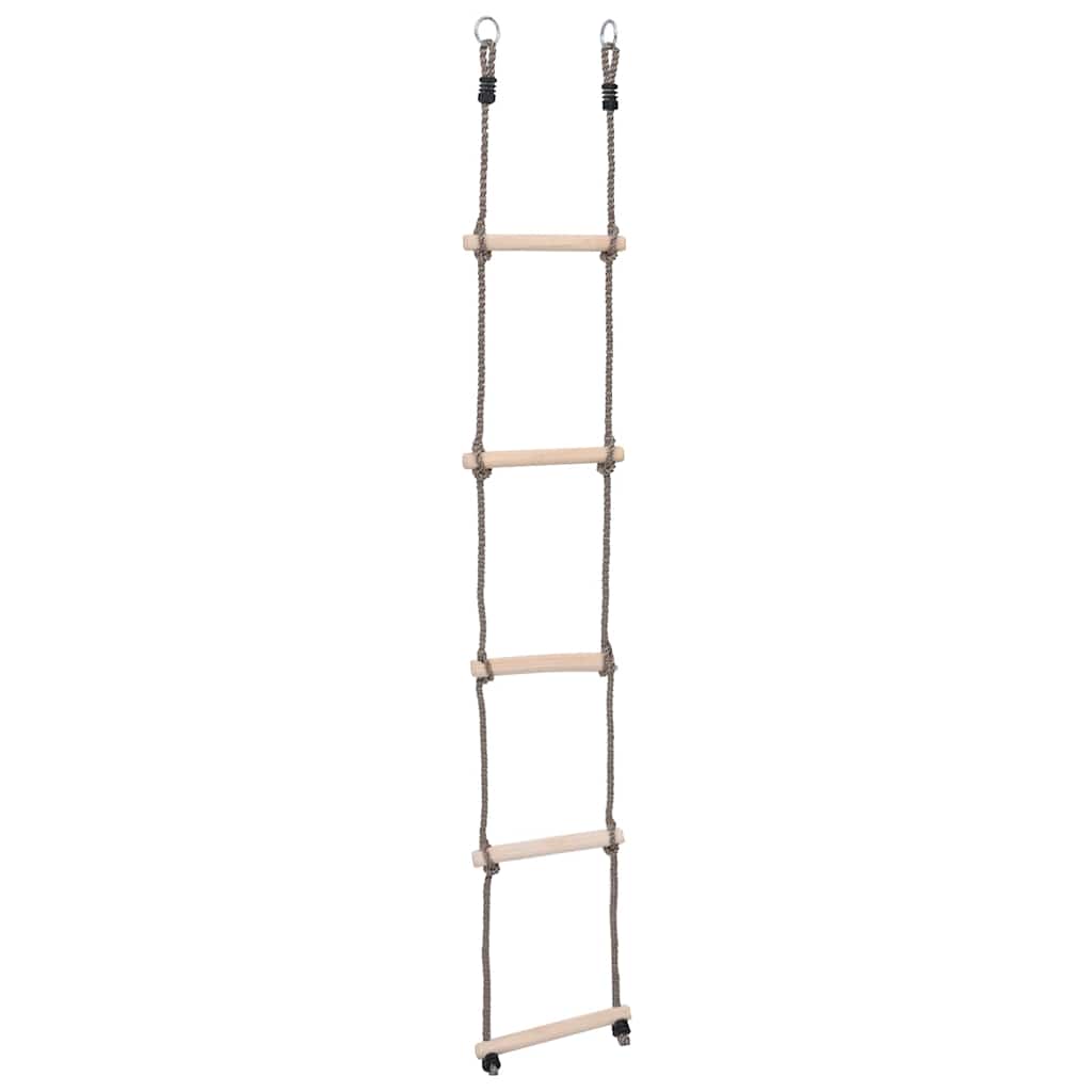 vidaXL Drabinka 5-stopniowa, 210 cm, lite drewno sosnowe
