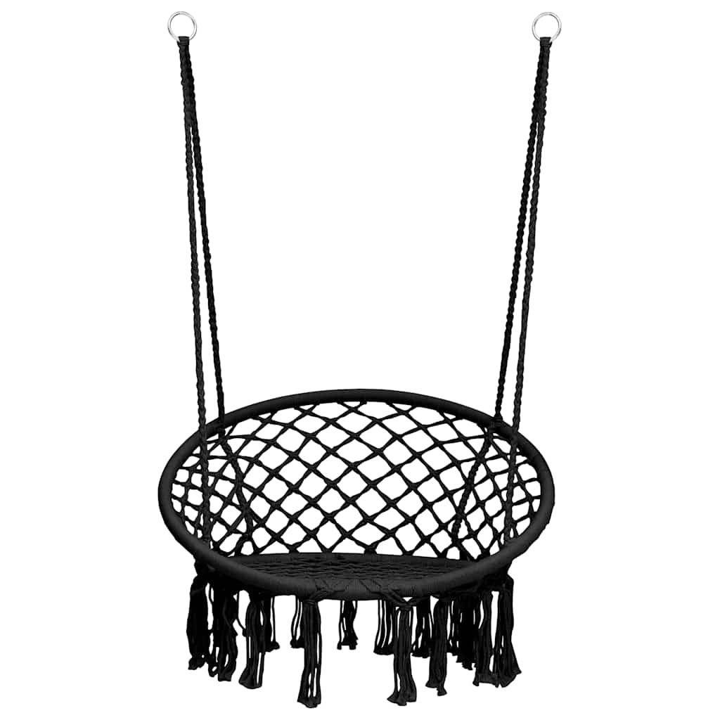 vidaXL Fotel hamakowy, 80 cm, antracytowy
