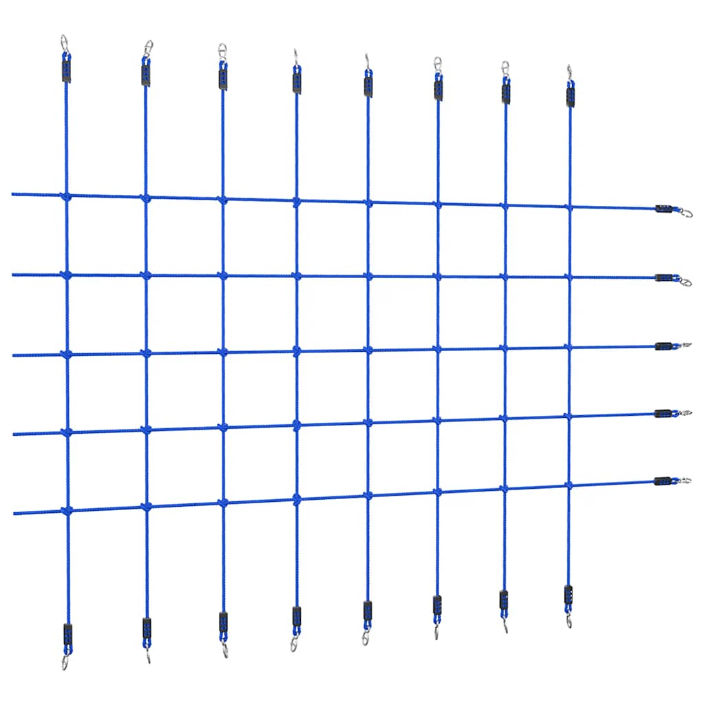 vidaXL Siatka do wspinania, 200x150 cm, niebieska