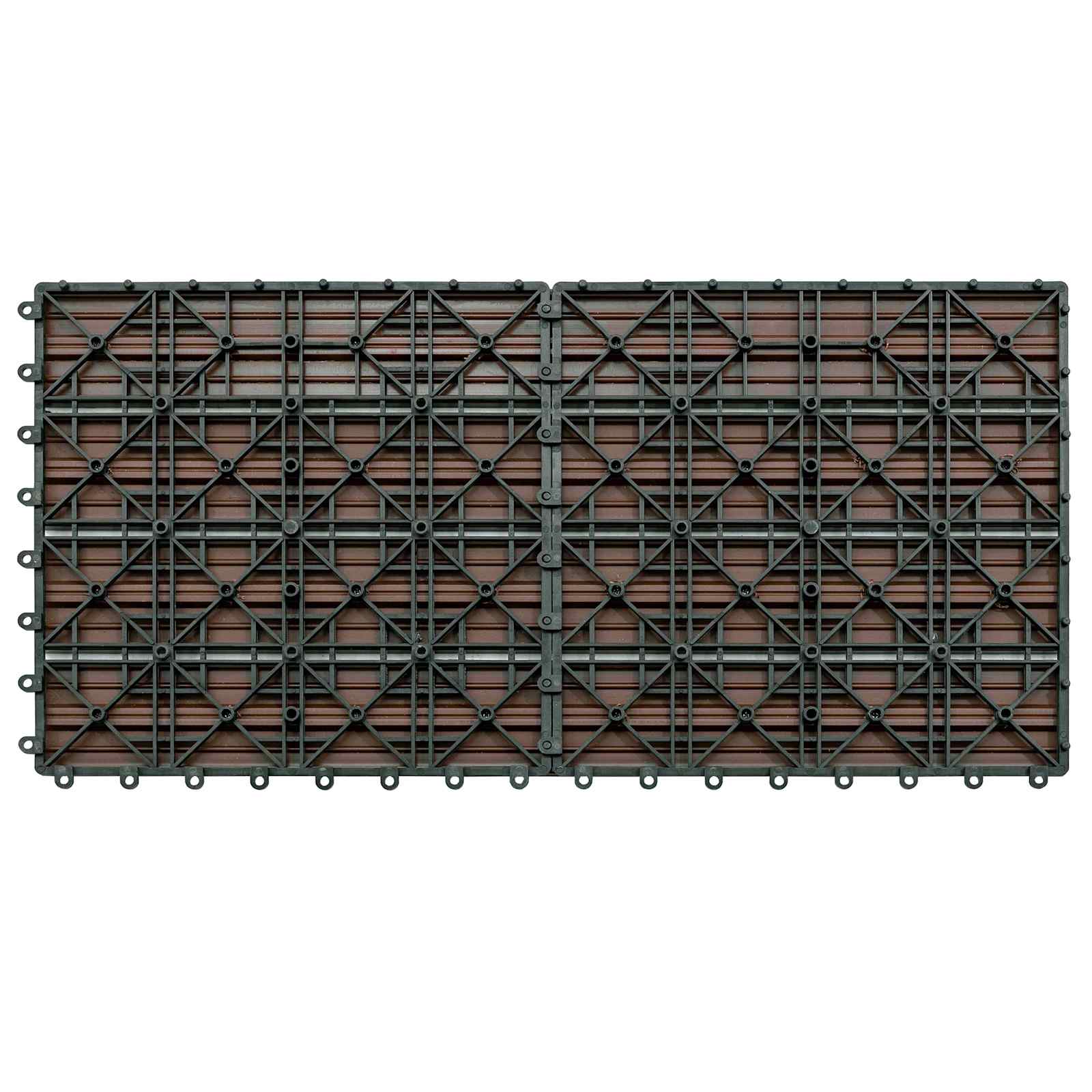 vidaXL Płytka Tarasowa 6 pcs Brązowy 60 x 30 cm