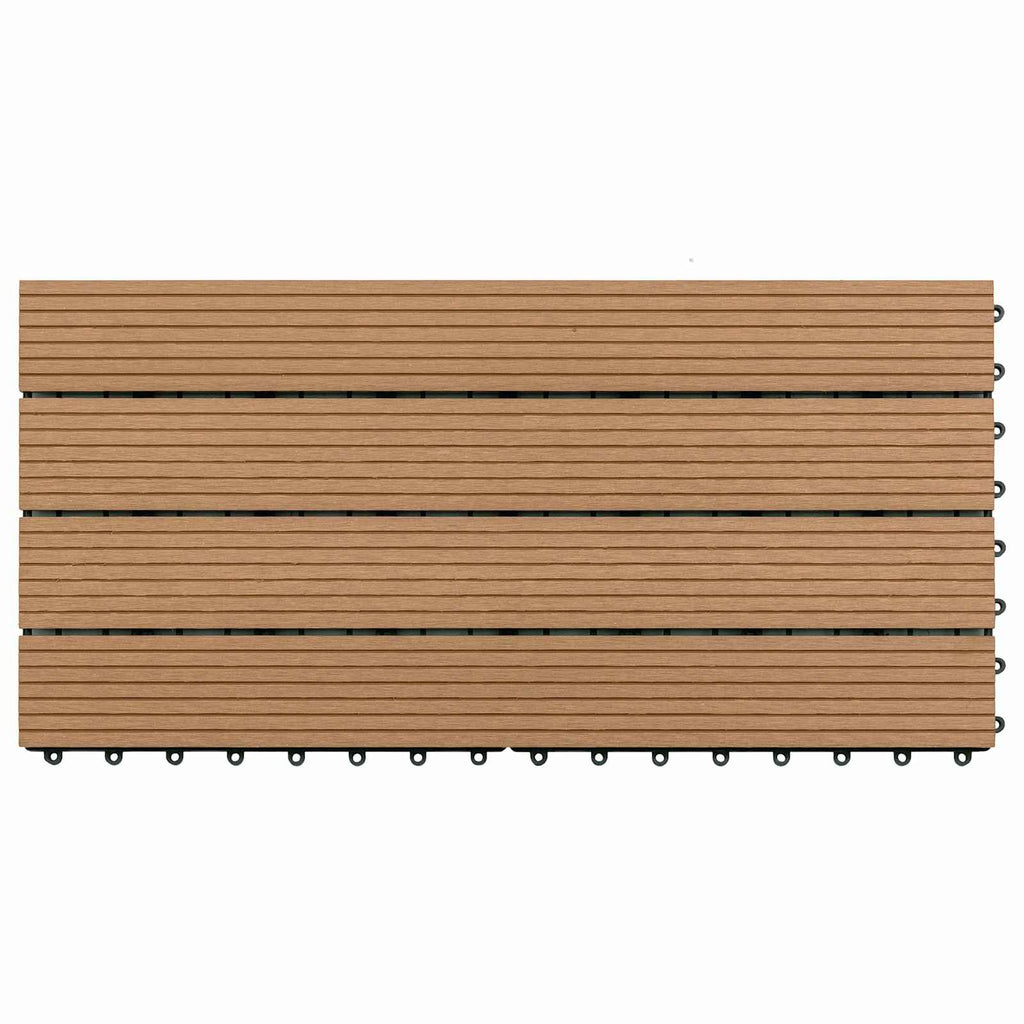vidaXL Płytka Tarasowa 6 pcs Brązowy 60 x 30 cm