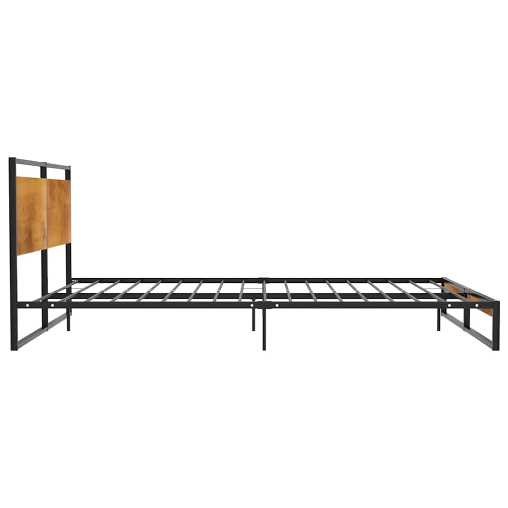 vidaXL Rama łóżka, metalowa, 180 x 200 cm