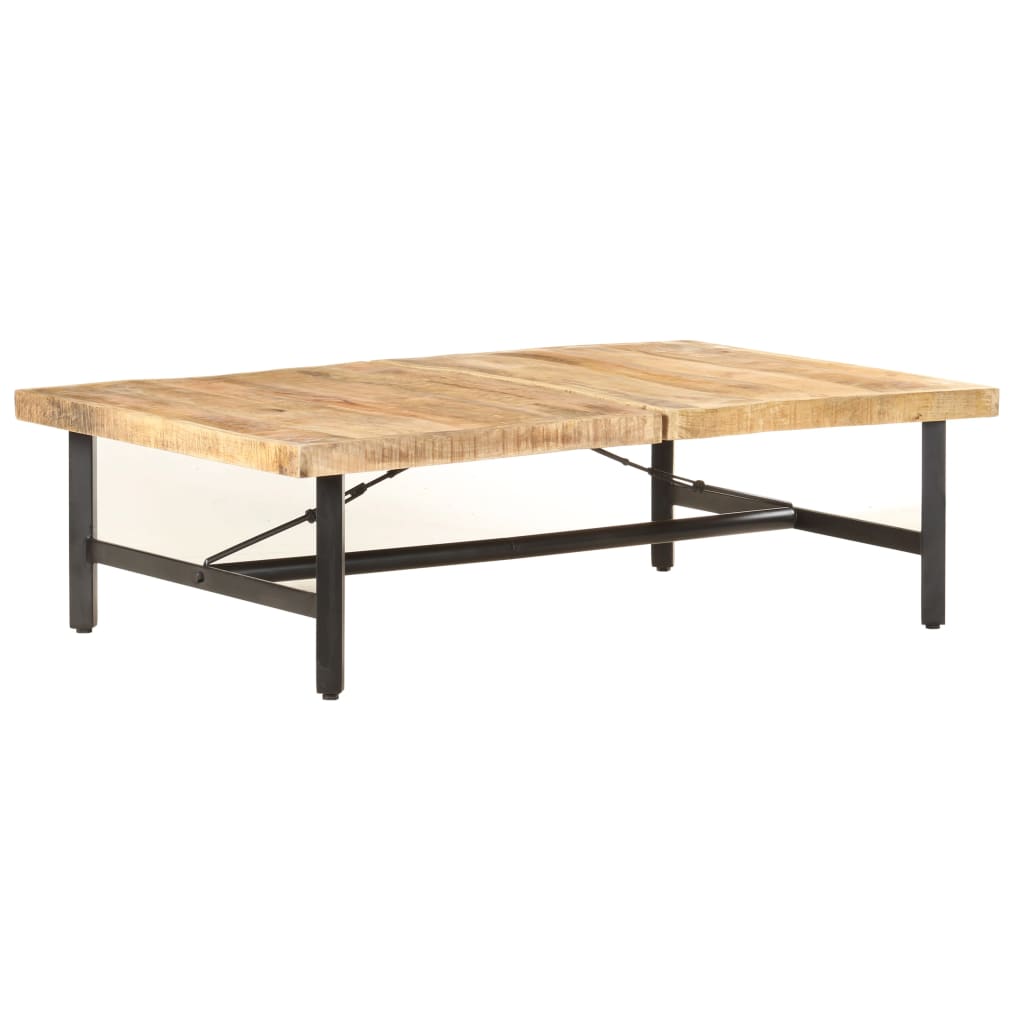 vidaXL Stolik kawowy, 142x90x42 cm, lite drewno mango