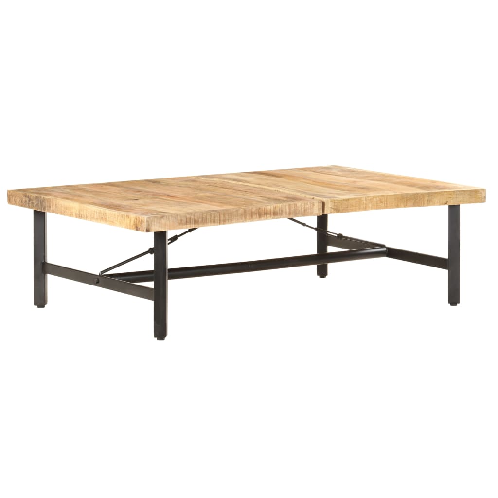 vidaXL Stolik kawowy, 142x90x42 cm, lite drewno mango