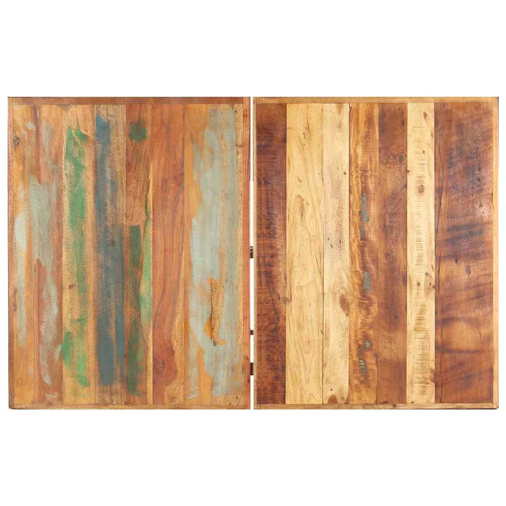 vidaXL Stolik kawowy, 142x90x42 cm, lite drewno z odzysku
