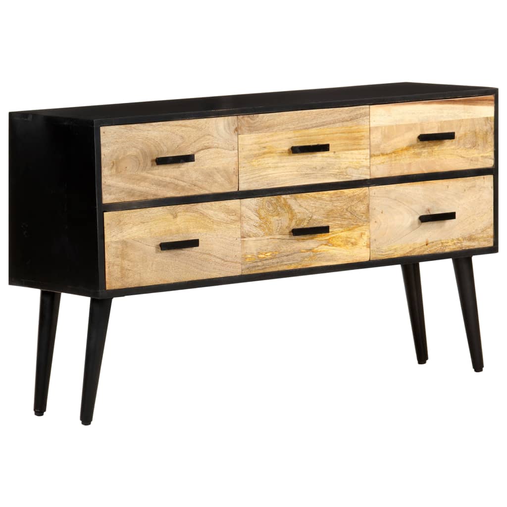 vidaXL Szafka, 110 x 33 x 64 cm, lite drewno mango