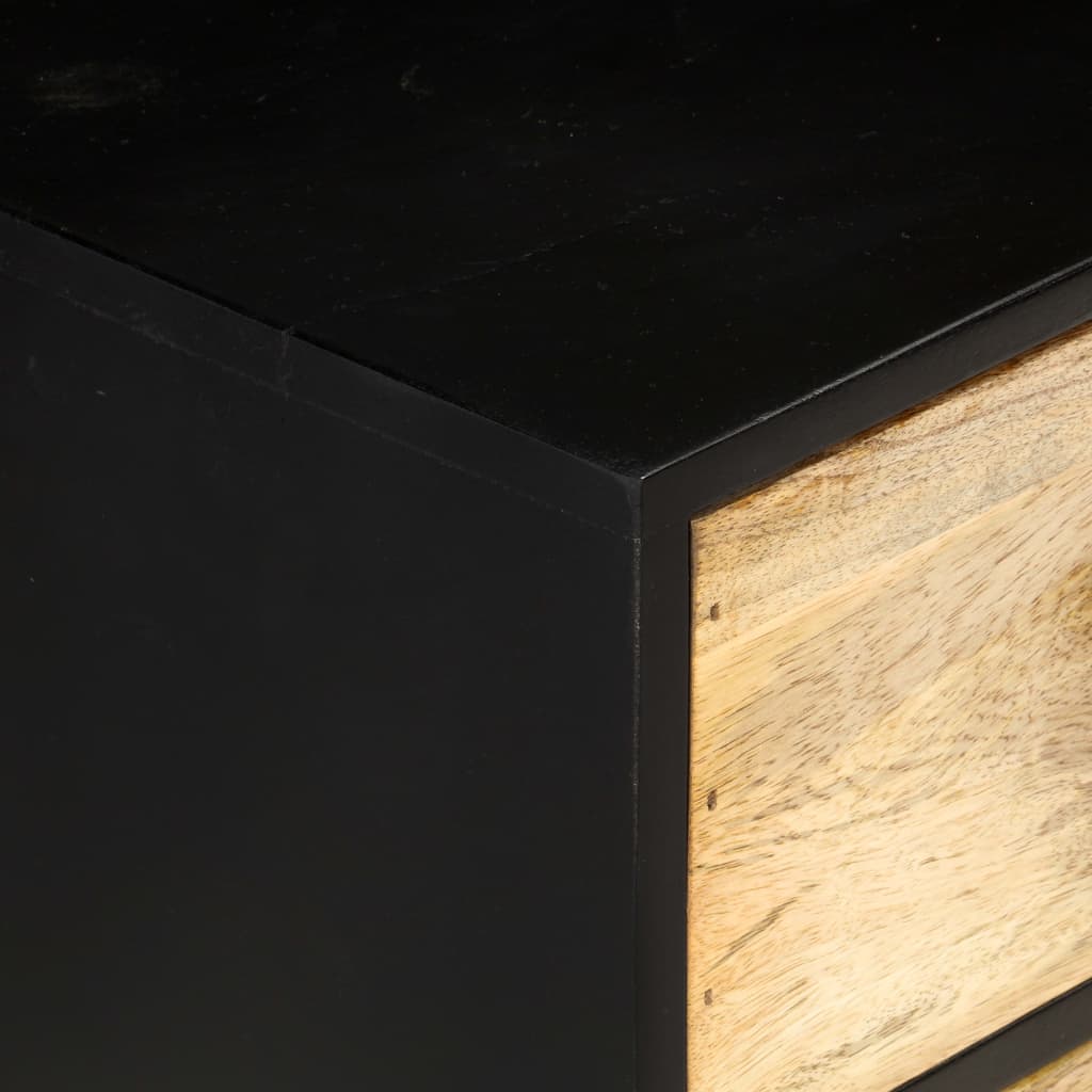 vidaXL Szafka, 110 x 33 x 64 cm, lite drewno mango