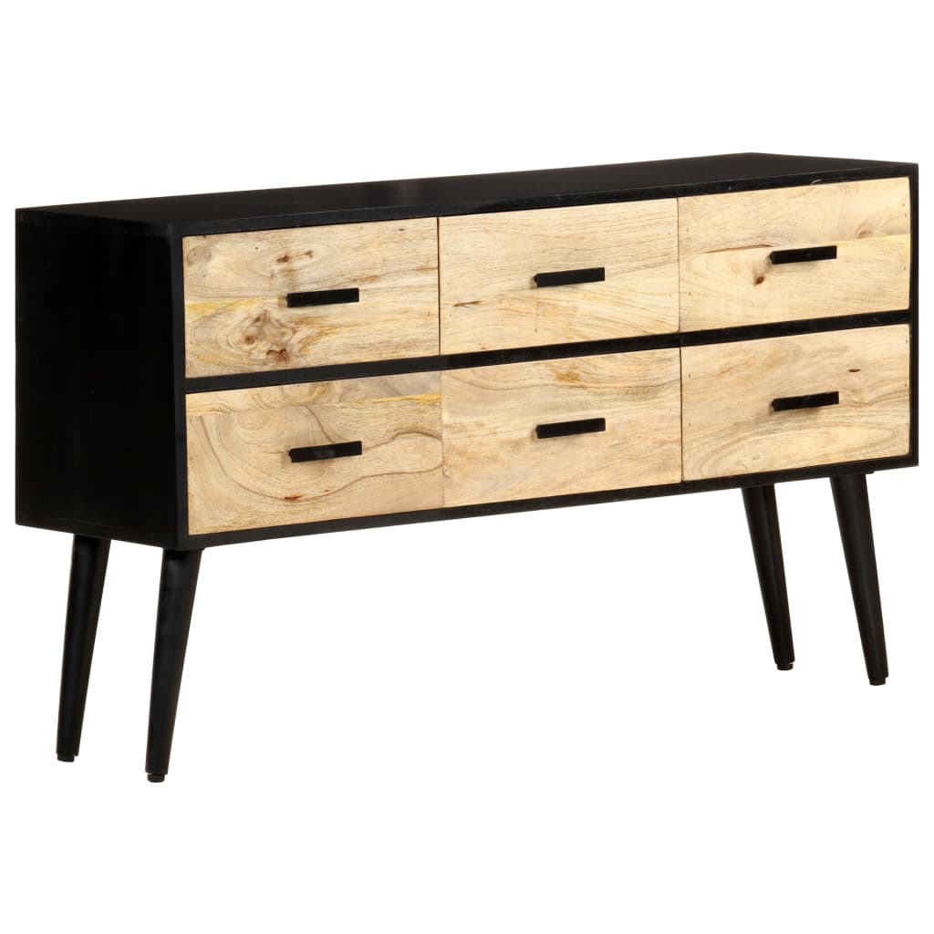 vidaXL Szafka, 110 x 33 x 64 cm, lite drewno mango