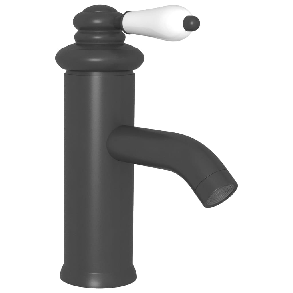 vidaXL Bateria umywalkowa, szara, 130x180 mm