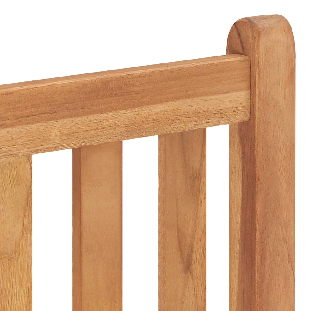 vidaXL Krzesła ogrodowe, 2 szt., lite drewno tekowe