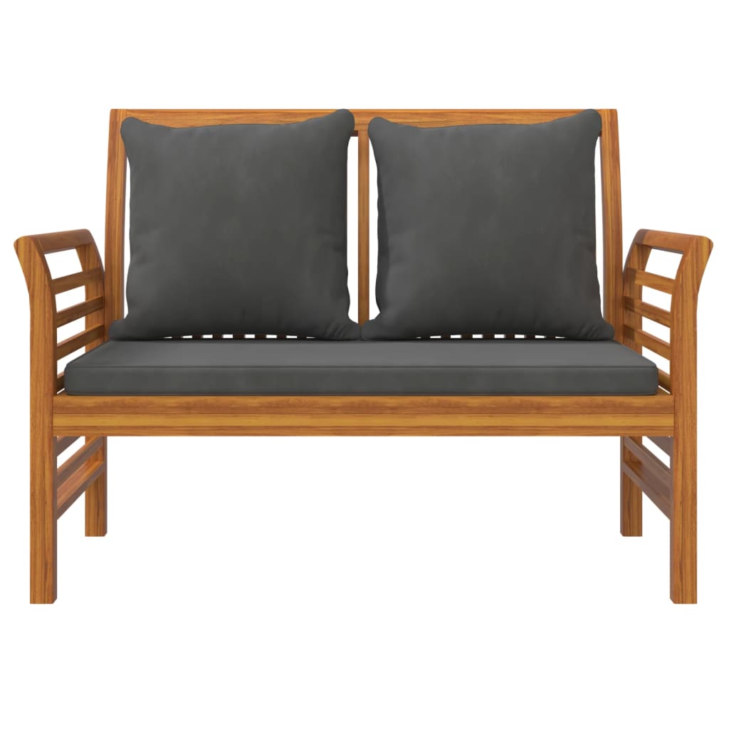vidaXL 5-cz. zestaw wypoczynkowy do ogrodu, z poduszkami, lita akacja