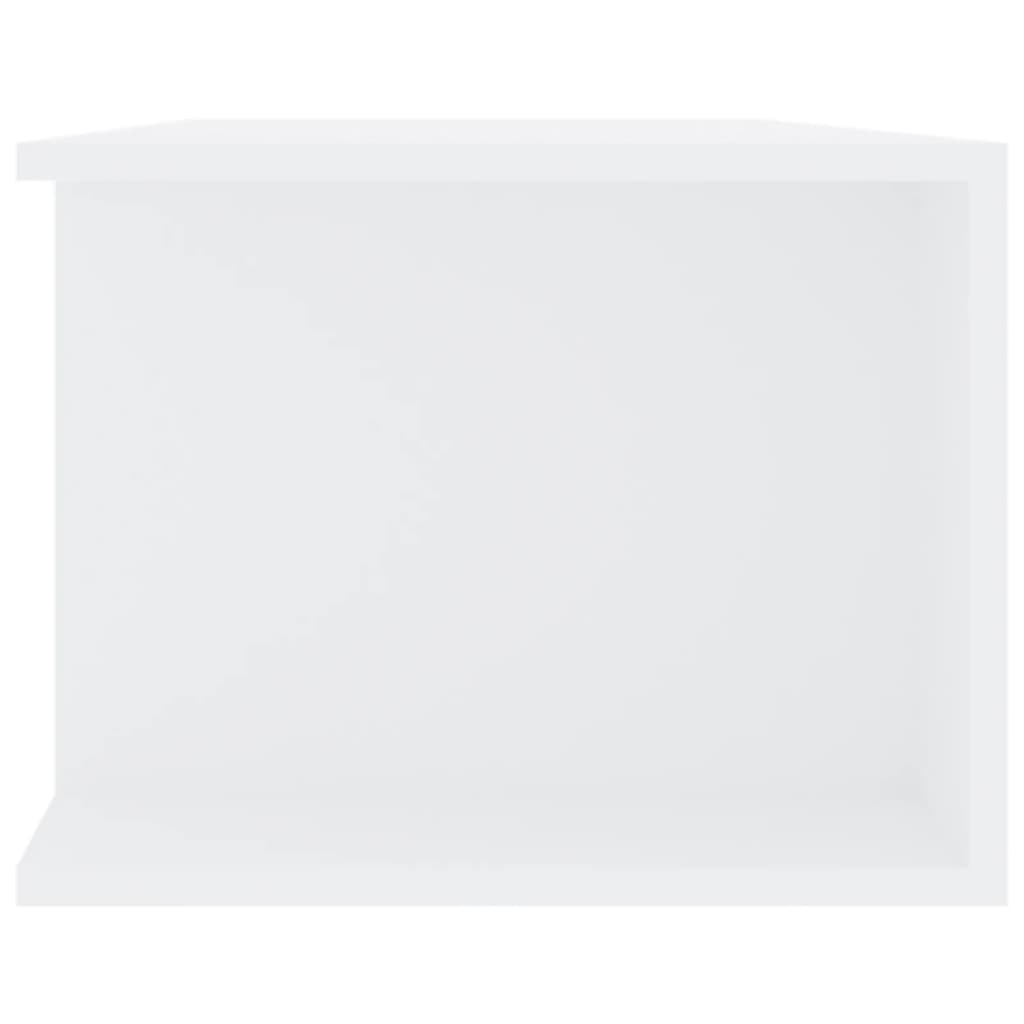 vidaXL Szafka TV z oświetleniem LED, biała, 135x39x30 cm