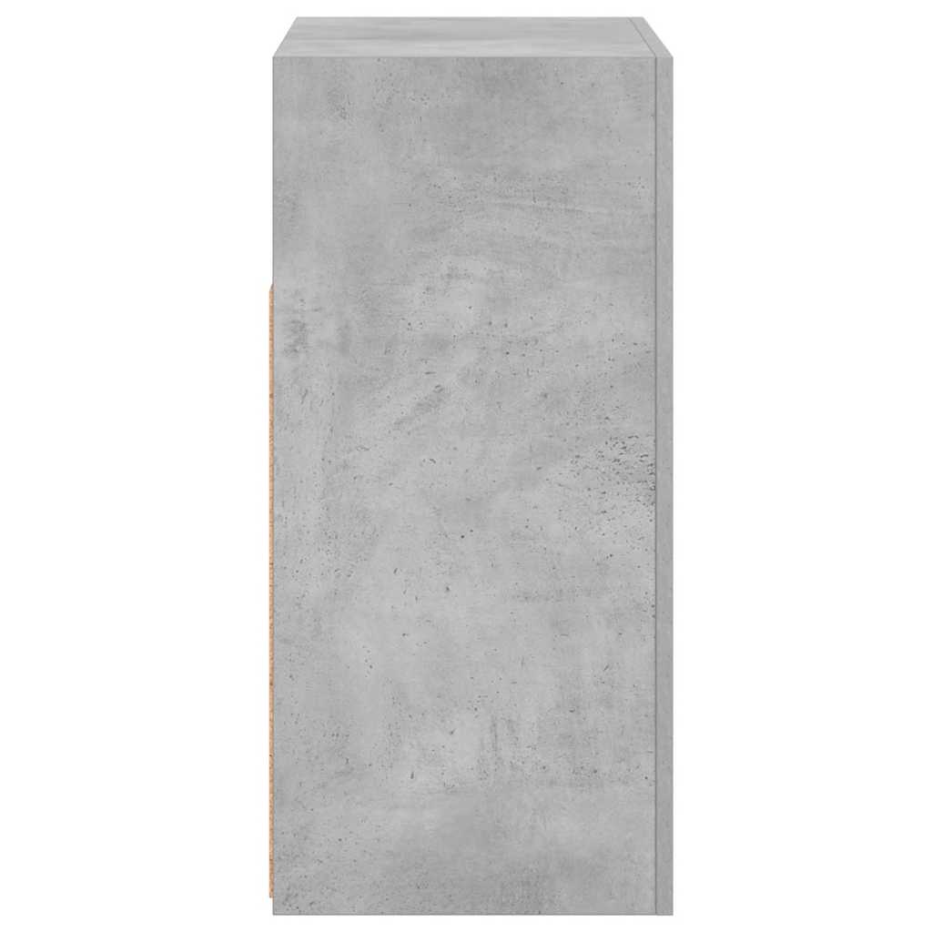 vidaXL Szafka z oświetleniem LED, szarość betonu, 80 x 35 x 75 cm