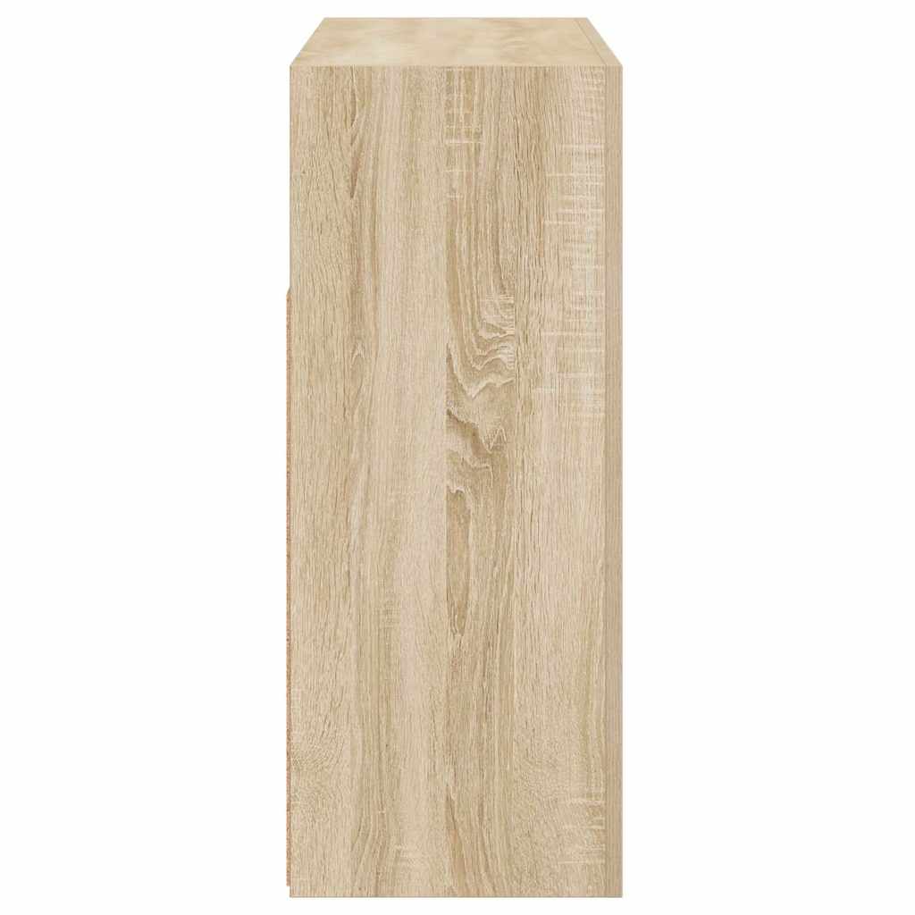 vidaXL Szafka z oświetleniem LED, dąb sonoma, 115,5 x 30 x 75 cm
