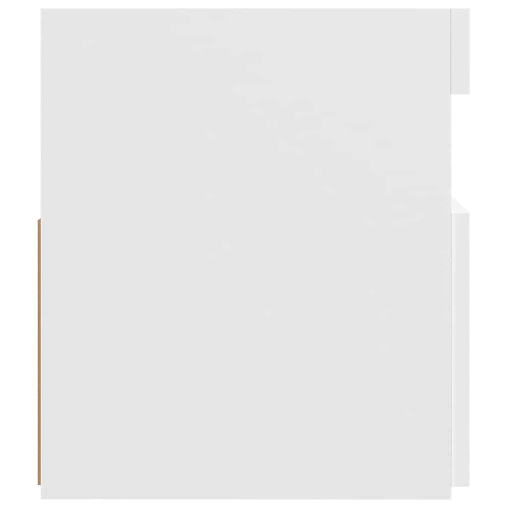 vidaXL Szafka pod TV z oświetleniem LED, biała, 120x35x40 cm