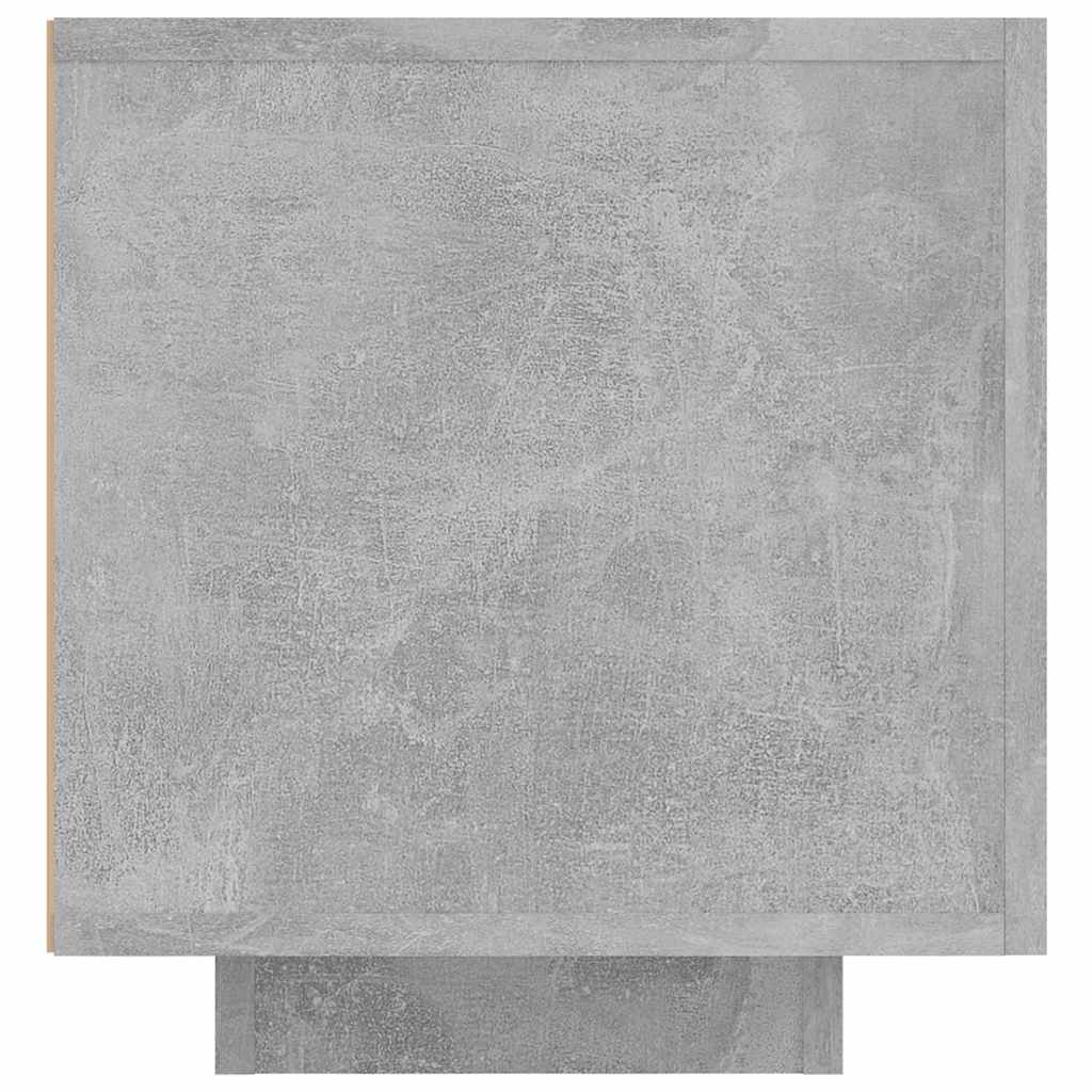 vidaXL Szafka TV z oświetleniem LED, szarość betonu, 160x35x40 cm