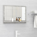 vidaXL Lustro łazienkowe, szarość betonu 60x10,5x37 cm
